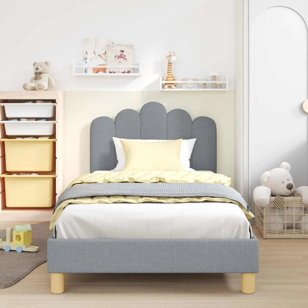 Struttura letto bambini con testata Grigio chiaro 80 x 200 cm 42011049