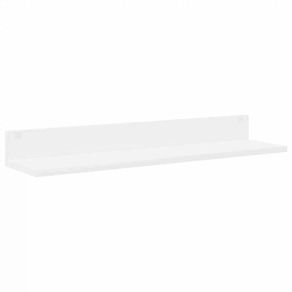Set mobile TV Montaggio a parete 4 pcs Bianco Legno multistrato 3397896