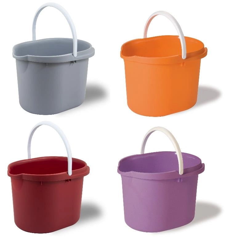 Secchio acqua ovale con becco 15 litri belli&forti