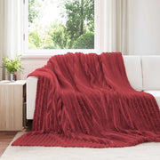 Coperta Rosso Bordeaux 270 x 240 cm Panno 42016852