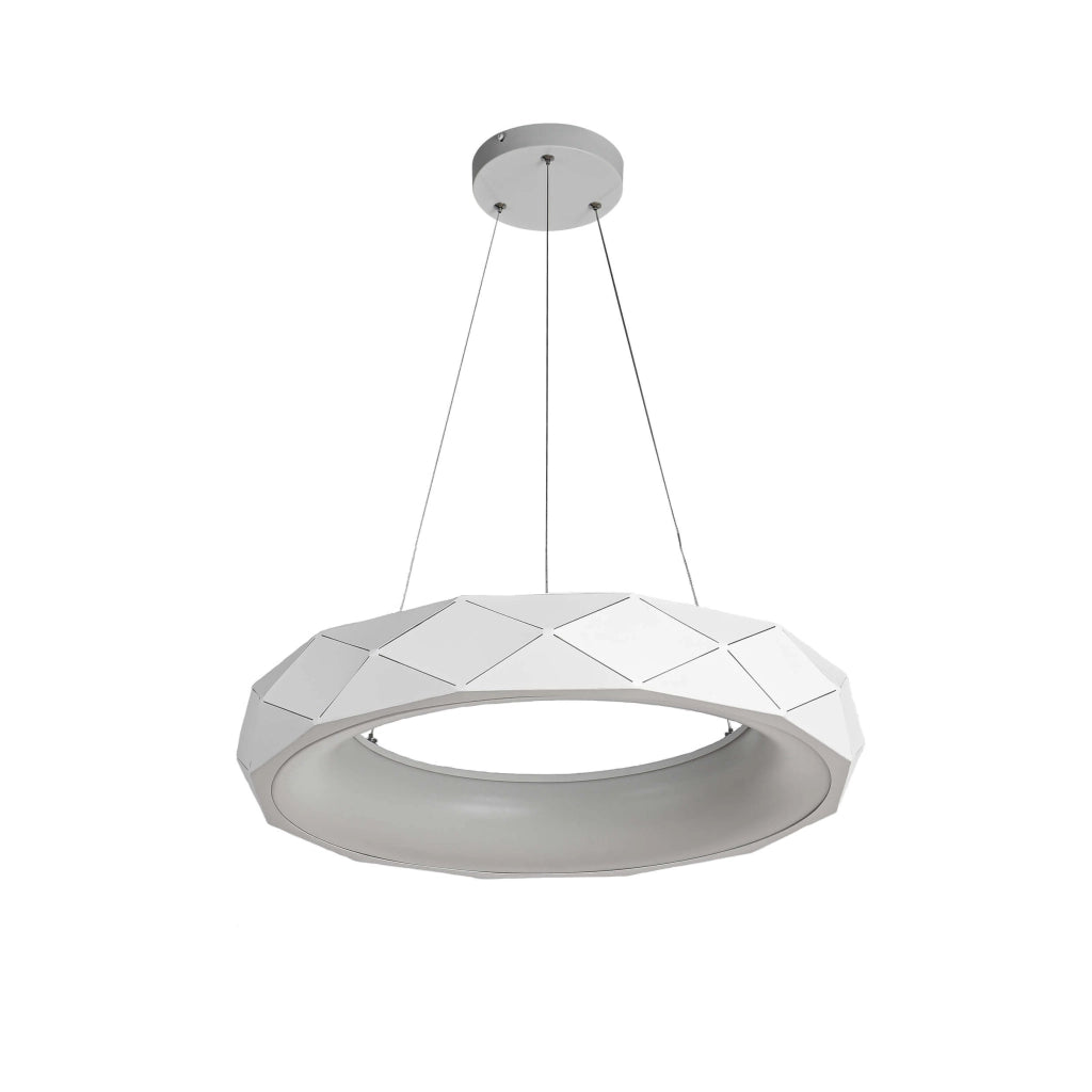 Lampada a sospensione LED Reus Light Prestige bianca Ø60