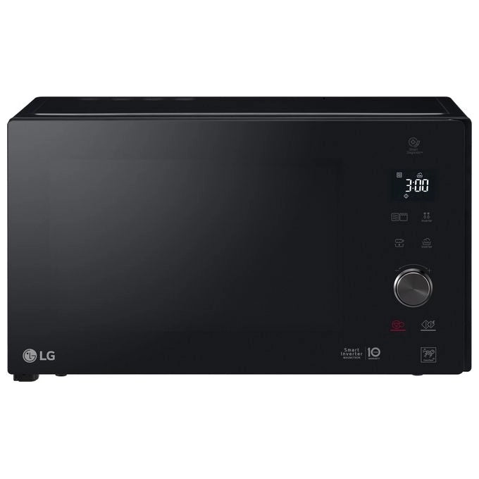 LG MH7265DPS Neochef Forno a Microonde con Grill Tecnologia Smart Inverter Capacita' 32 Litri Potenza 1350 W Funzione Crisp Programmi Automatici Display LED Nero