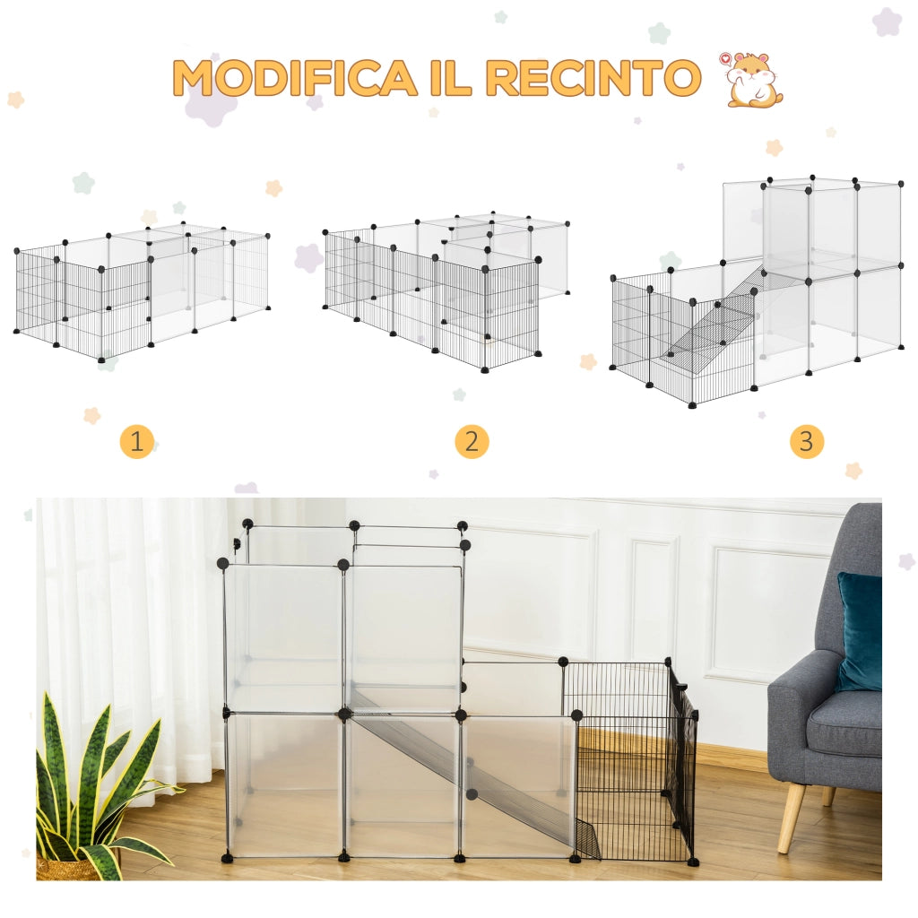 Recinto per Conigli ¨C Minimal ¨C Acciaio e Resina