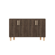 Credenza in legno "Rodney" - 120 x 30 x 74 cm - Marrone