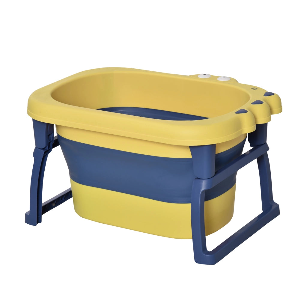 Vasca da bagno pieghevole per bambini ¨C Minimal ¨C 75.3x55.4x43 cm giallo e blu