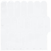 Piastrella Piuma 50 pcs Bianco 30 x 30 cm Poliuretano e PET 42046200