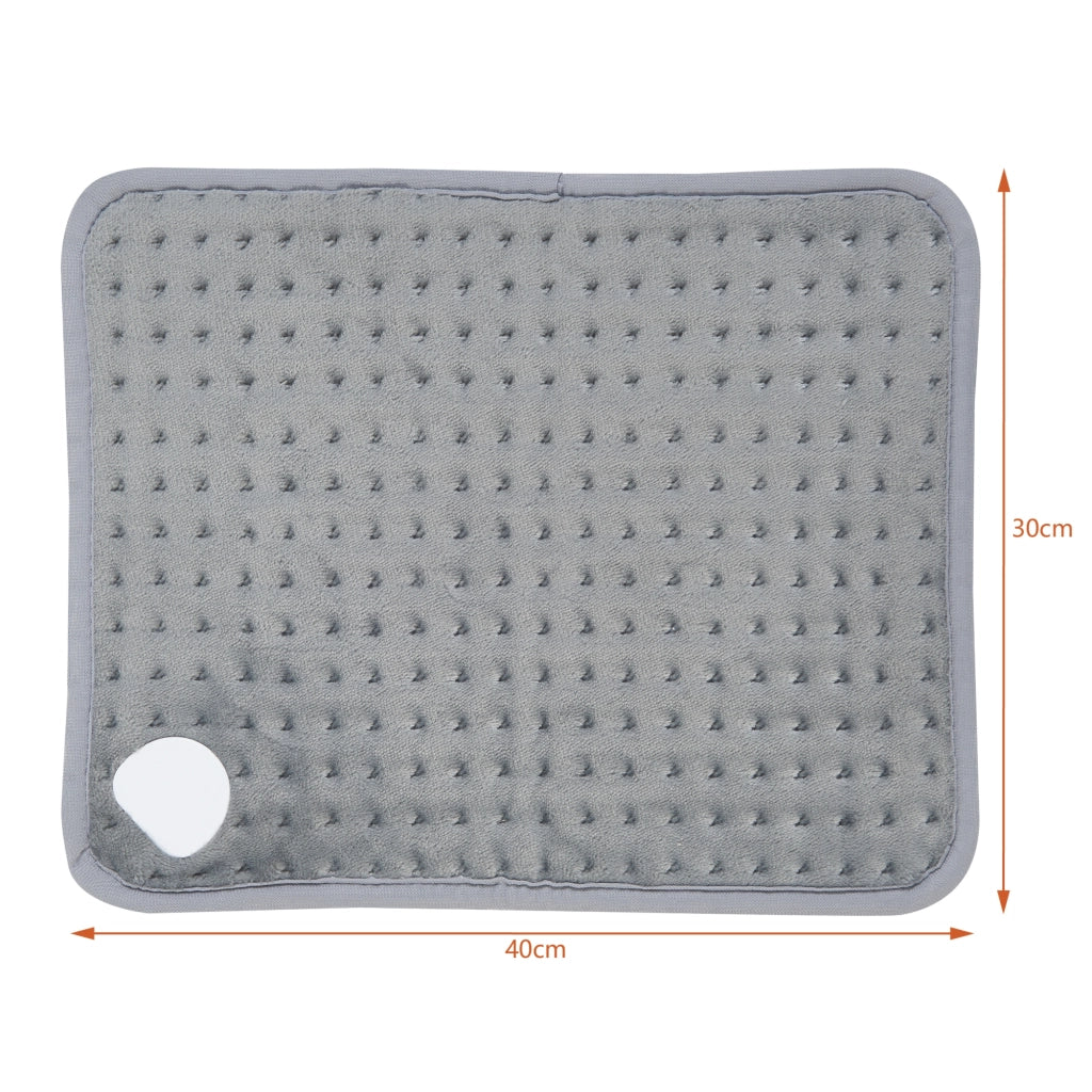 Cuscino Riscaldante Bella Termoforo Elettrico 40 x 30 cm Grigio [en.casa]