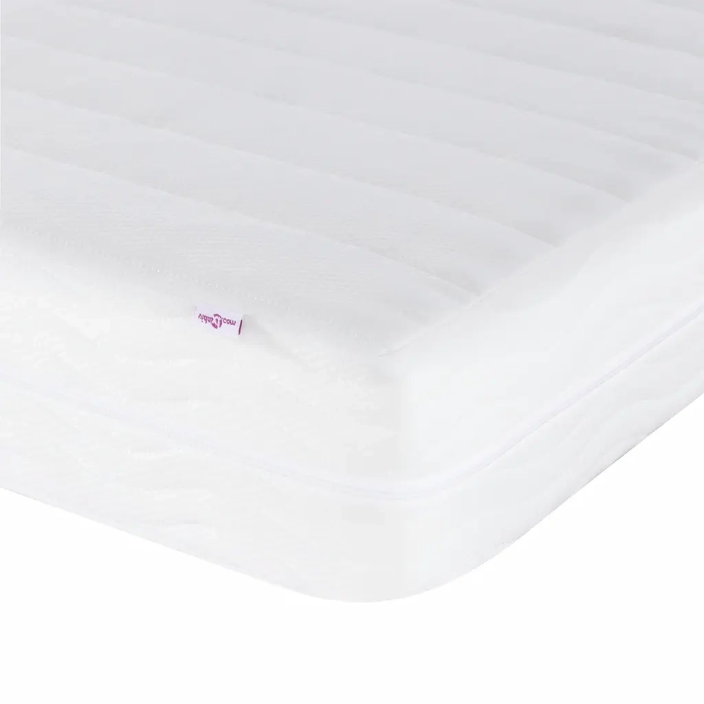 Letto con Materasso Dover Rosa 100x200 cm in Velluto