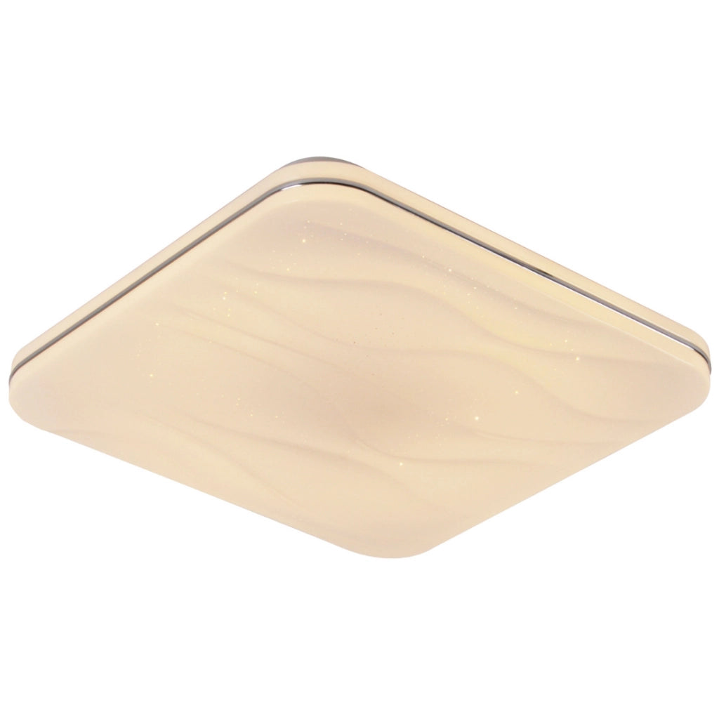 Plafoniera LED 72W quadrata 43cm CCT telecomando Polux