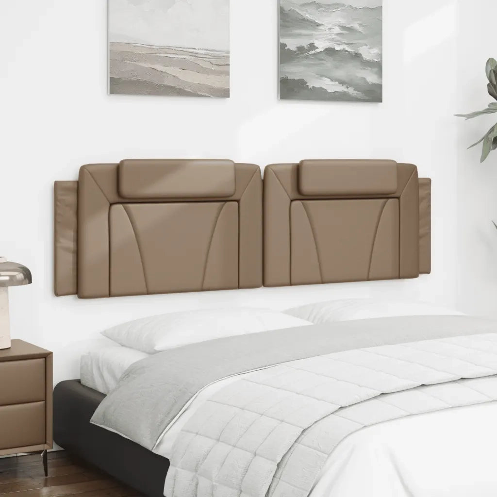 Cuscino Testiera Viana Cappuccino 180 cm in Similpelle 374808