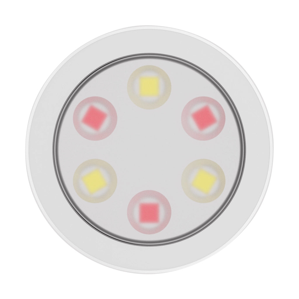 Lampade sottopensile 3pz rotonde Ø7,5 bianche RGB con telecomando