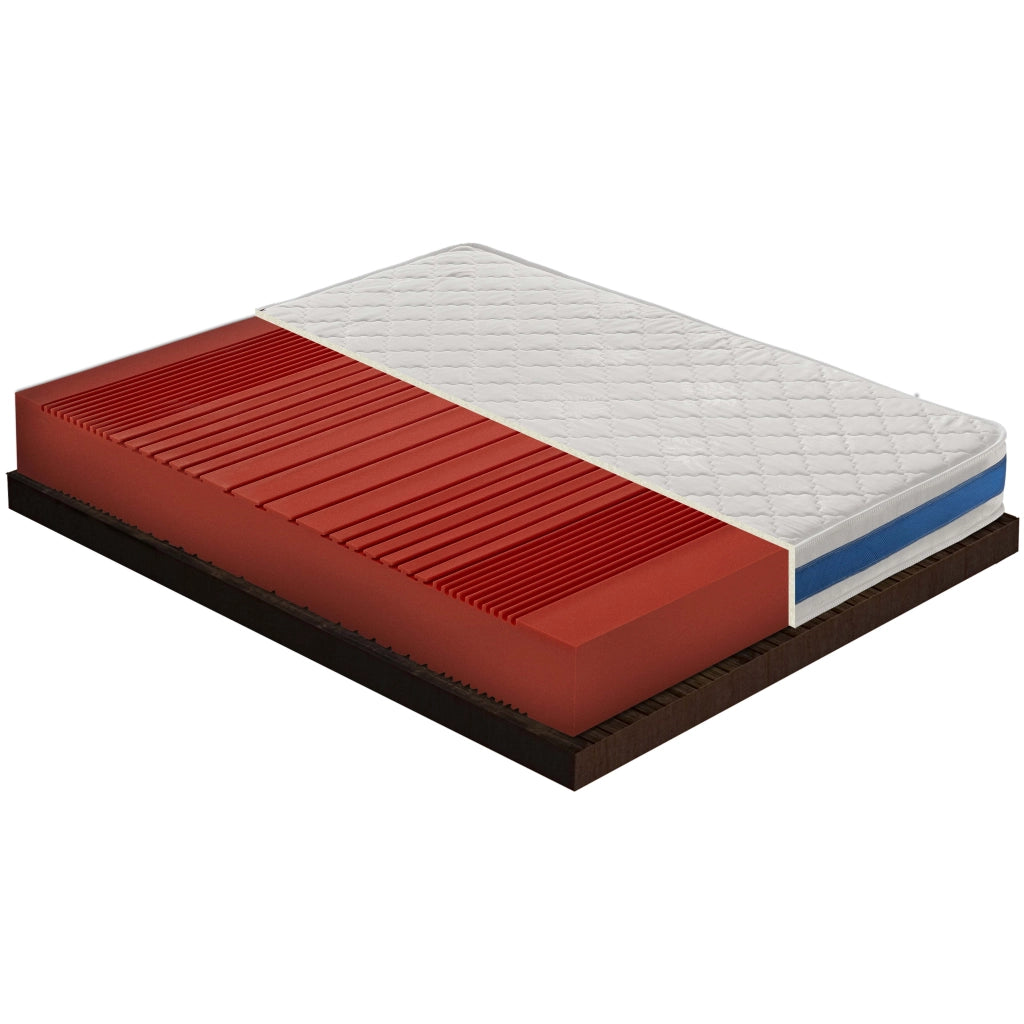 Materasso Piazza e Mezza 120x190 in Waterfoam - Ortopedico - reversibile - 11 zone di comfort - H1
