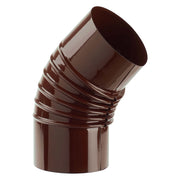 GOMITO SMALTATO PER STUFE EE ¸ 10 - 45Â° colore marrone  - EUROPROFIL