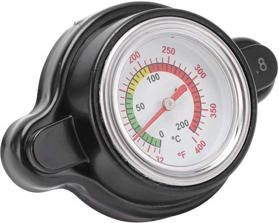 Termometro a Raggio 1,8 Bar - Misuratore di Temperatura - Sostituto per CR250R - Alta Pressione - Alluminio - Misurazioni Precise 0-200°C - Radiatore