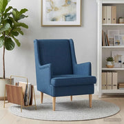 Poltrona Blu Tessuto 42029955