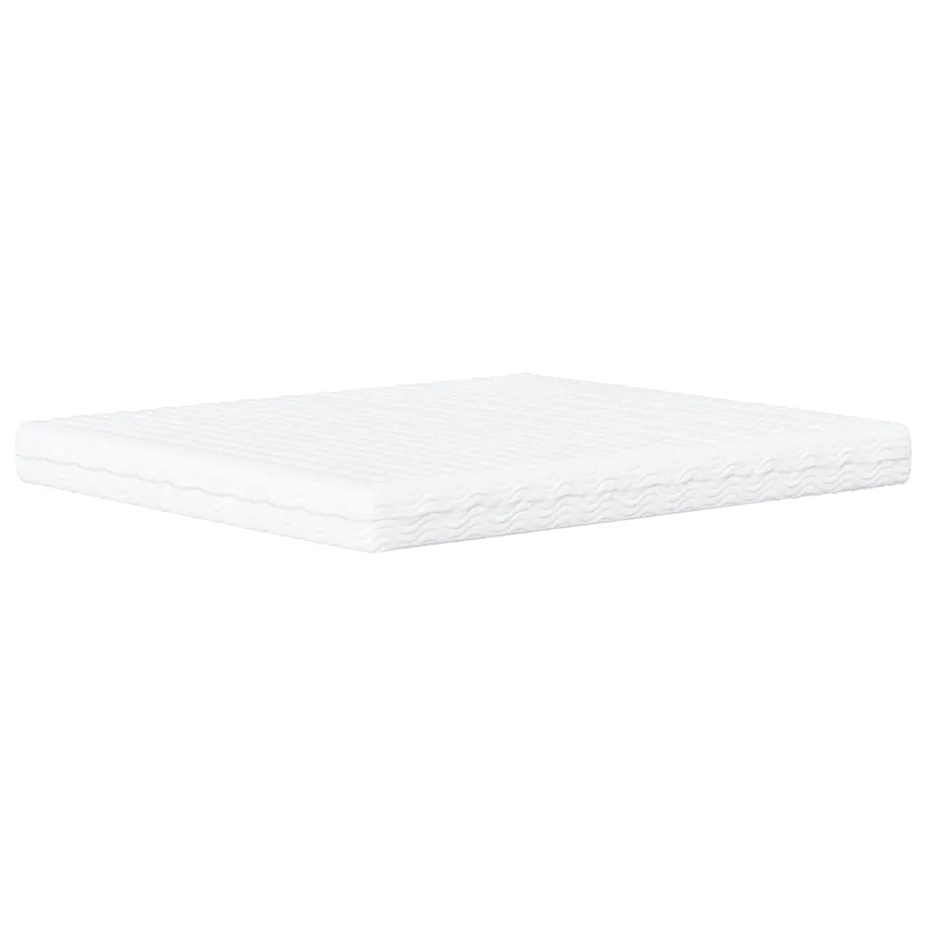 Materasso in Schiuma Bianco 200x210 cm Durezza H2 H3 4016637