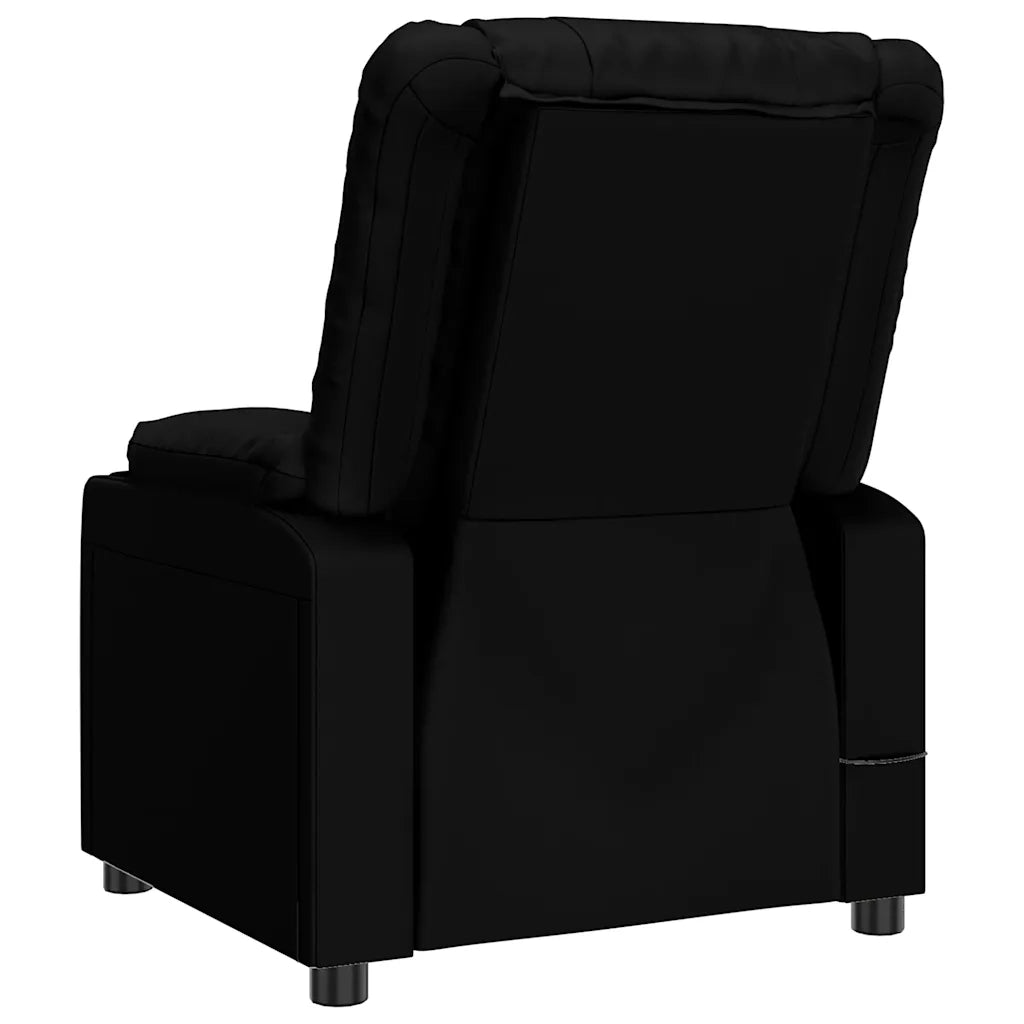Poltrona Massaggiante Elettrica Nera in Similpelle 3143456