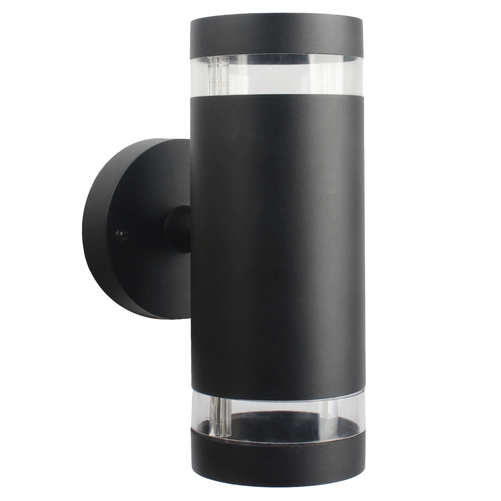 Applique esterna nera 2xGU10 RINO 323996 Polux IP54
