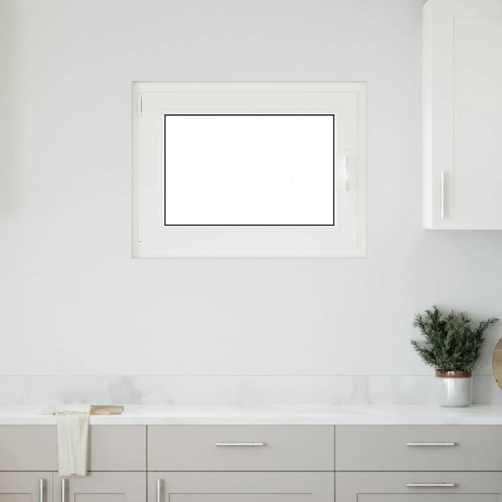 Finestra per Soffitta RISOR 80 x 50 cm PVC e Vetro Bianco CFW2345220