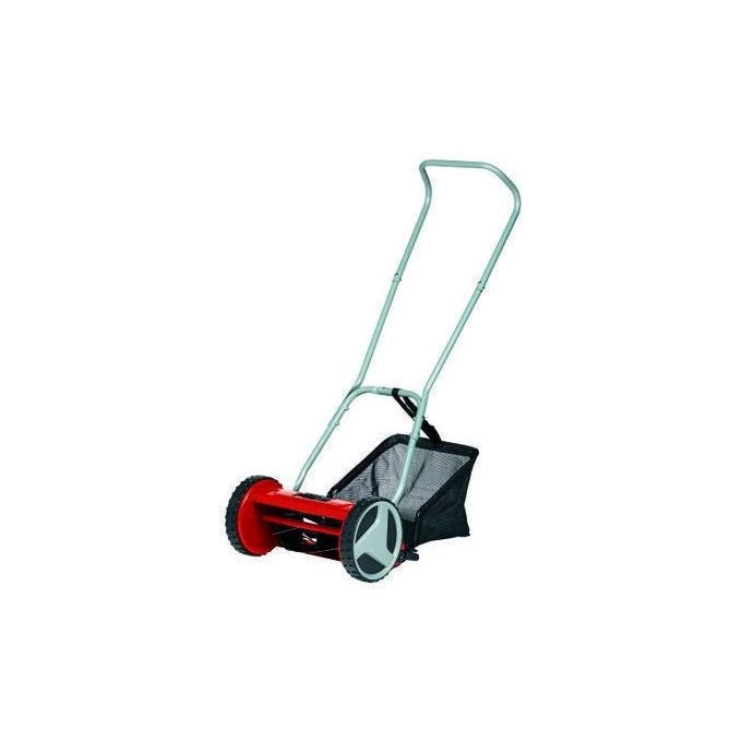 Einhell GC-HM 300 Tosaerba Manuale a Spinta 30 cm 5 Lame Superficie 150 m² Cestello 16 L colore Nero Rosso