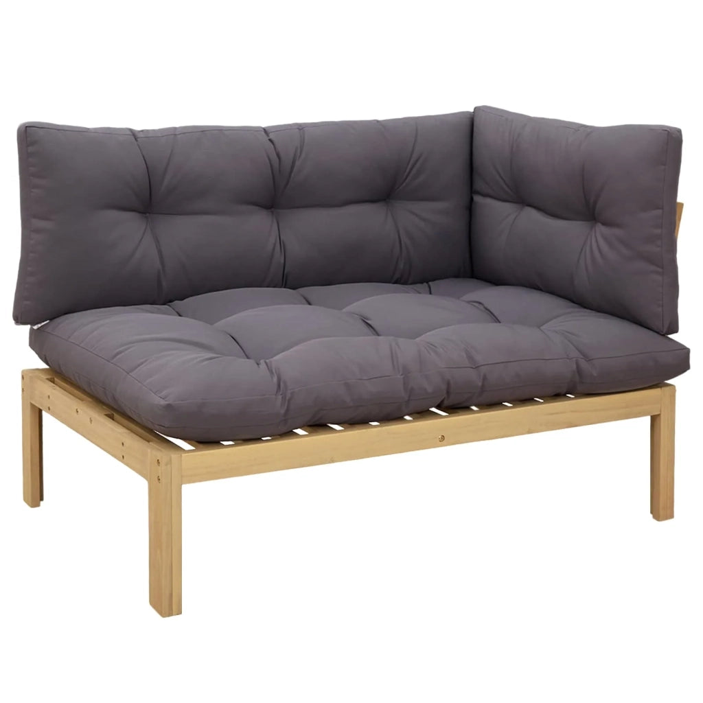 Unità di divano pallet da giardino 2 Pezzo 3418292