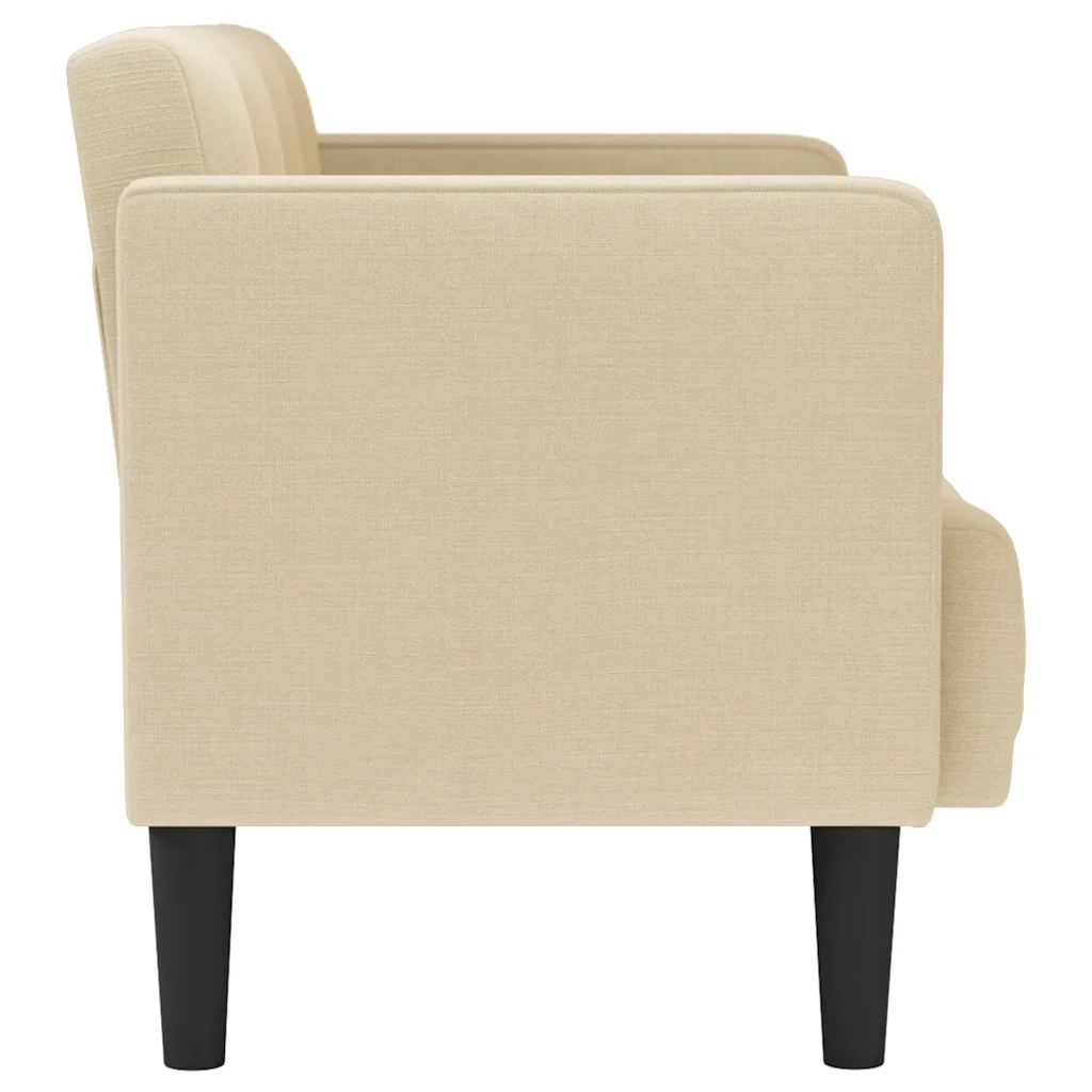Divano Divanetto Crema 111 cm in Tessuto 4100565