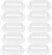 Manubri Ergonomici in Plastica - 10 pezzi - Manubri di Trasporto - Trasloco/Logistica - Installazione Facile - Translucidi - Manubri da Dozzina