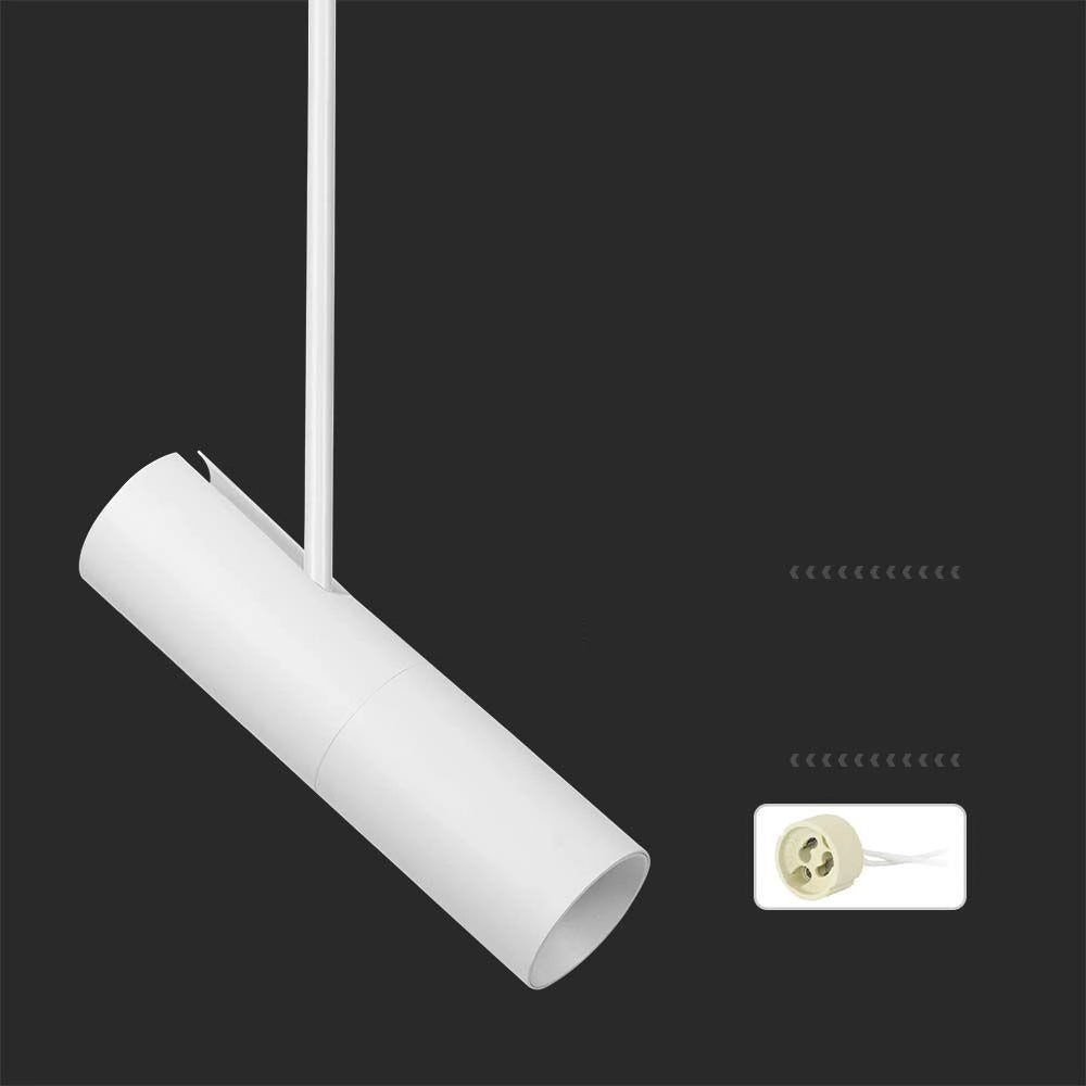Lampada a sospensione V-TAC VT-7900 bianca GU10 Ø22