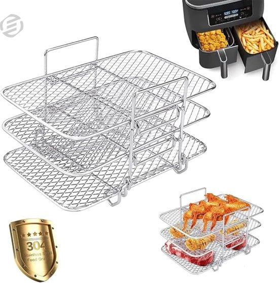 Accessori per Airfryer - Set di Accessori per Airfryer - Adatto per Fritture ad Aria Calda