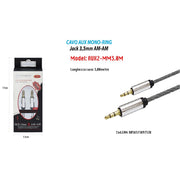 Trade Shop - Cavo Aux 3mt Audio Jack 3,5mm Am/am Prolunga Aux Per Smartphone Maxtech Aux2-mm3.0m -