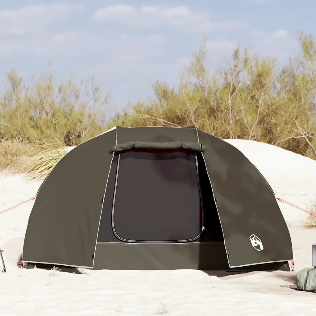 Tenda da Pesca per 5 Persone Marrone Impermeabile