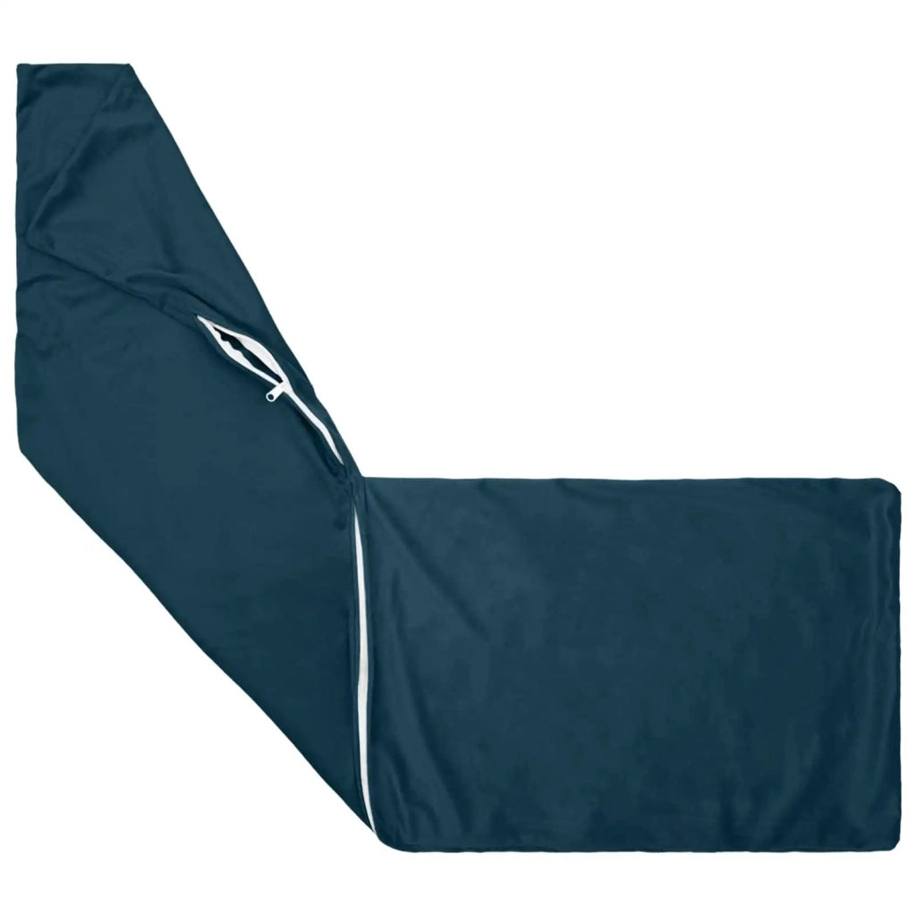 Cuscino con cuscino HEERLEN 2 pz Blu Velluto 926098