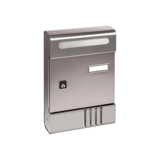 Alubox 47254 Serie SE Cassetta Postale in Alluminio Montaggio a Parete 29x20,4x7 cm colore Argento