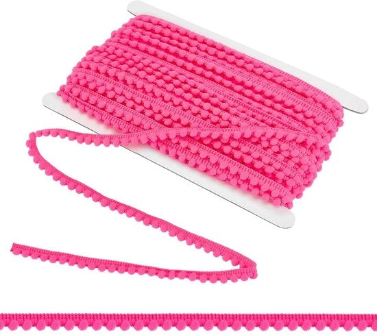 Ricami a Palla Rode - Nastro di Cintura - 24 Yard - Artigianato Fai da Te - 10 mm Largo - Per Abbigliamento e Tende - Adatto per Natale