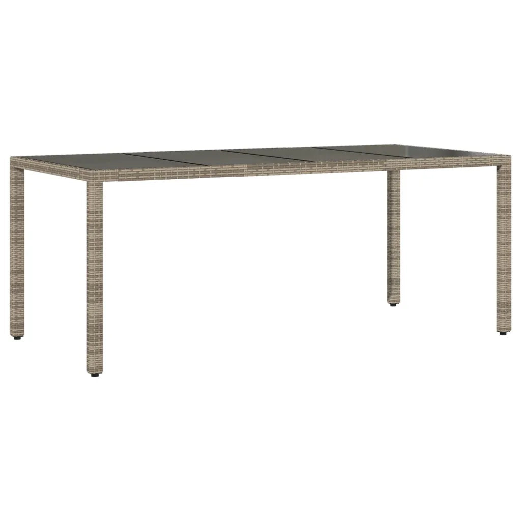 Set da Pranzo da Giardino 7 pz con Cuscini Polyrattan e Vetro 3278655