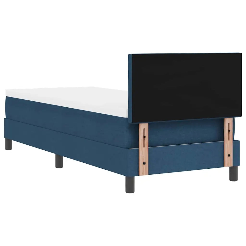 Letto a molle con materasso con led Blu 80 x 200 cm Tessuto 3342246