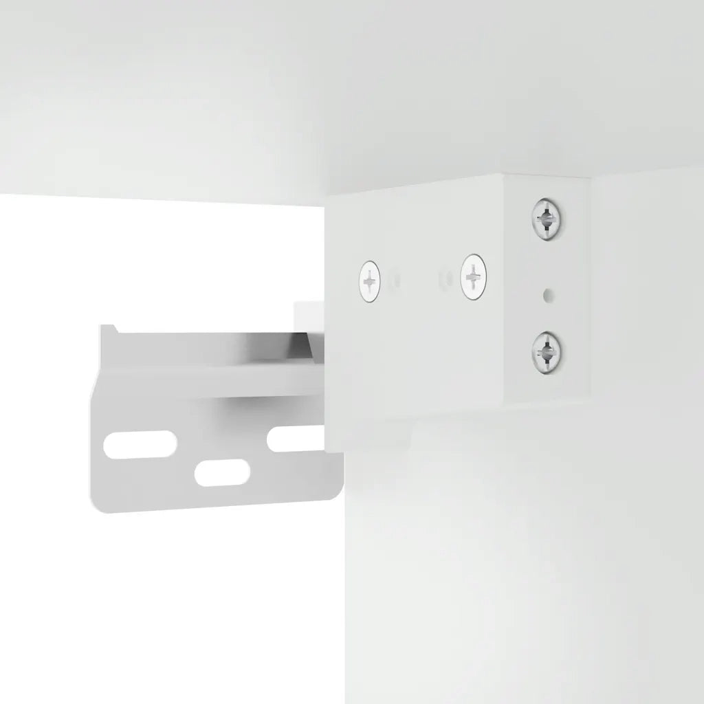 Pensile da Cucina Porto Bianco Lucido in Legno Multistrato 854069