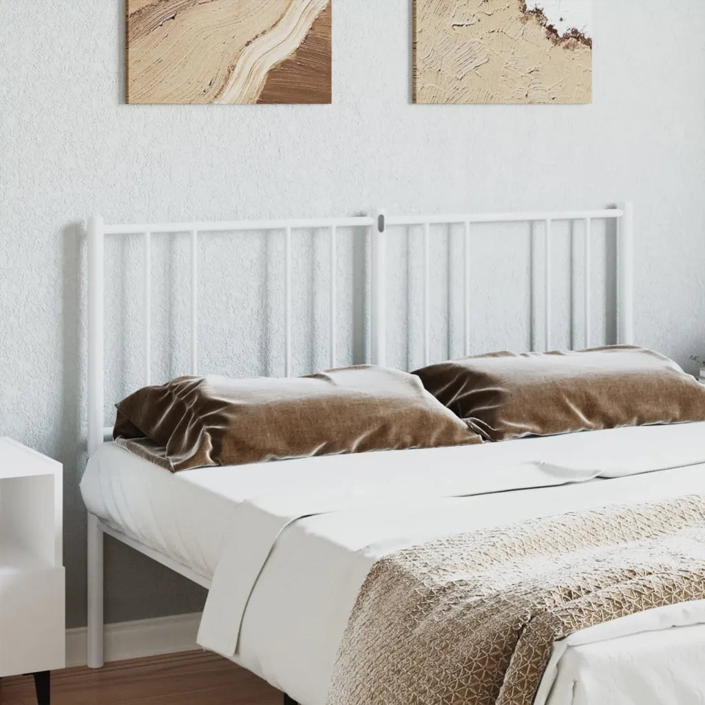 Testiera in Metallo-Testiera in Ferro-Testata Bianco 160 cm 130005
