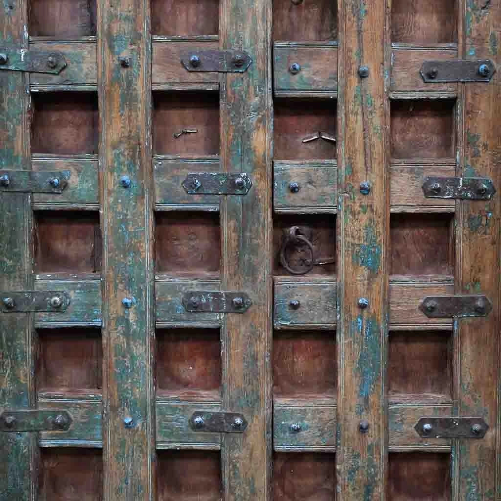 Porta in legno marrone 155x37x226h cm