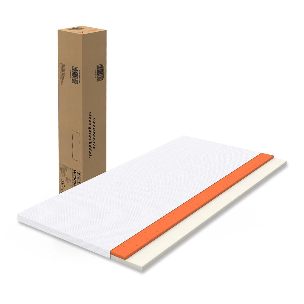 Coprimaterasso Basics 120x200cm 5cm - Xylo - Schiuma Gel, Colore Bianco