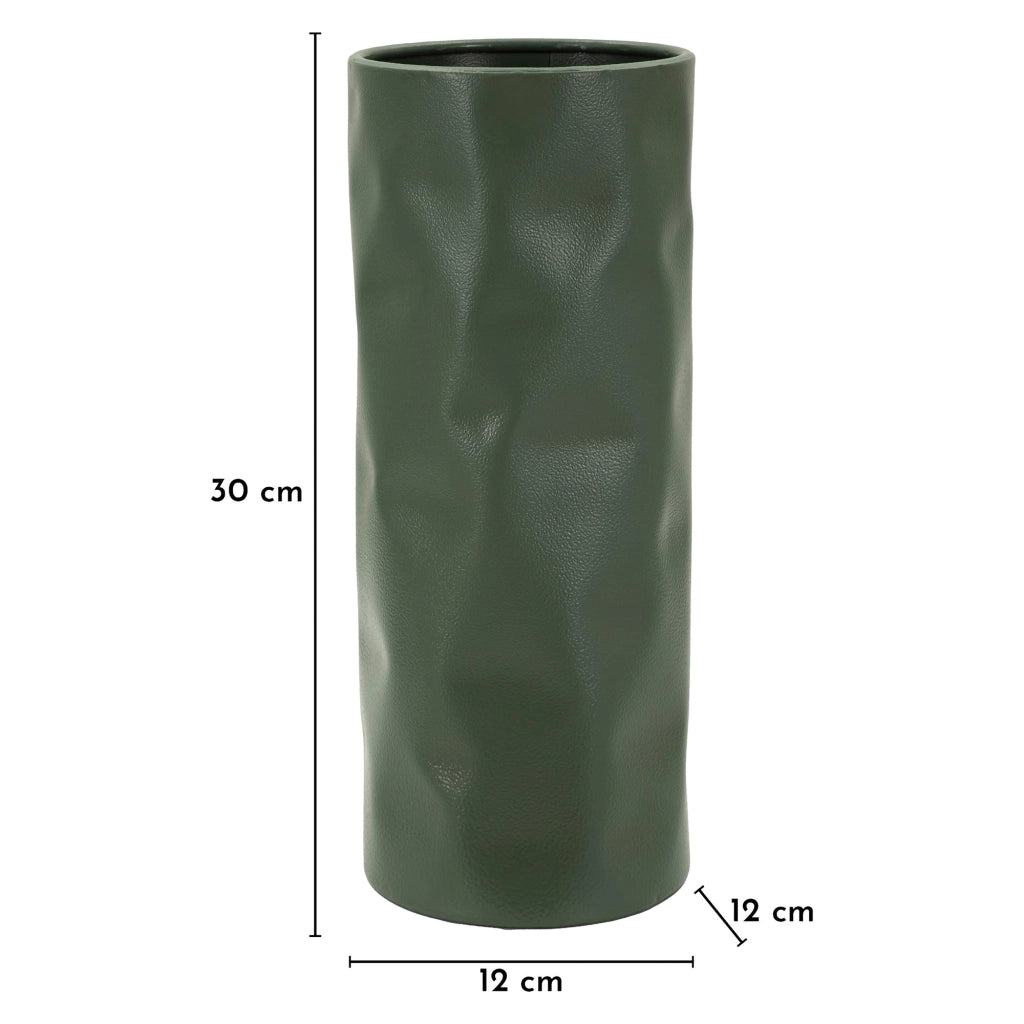 Fasani, Vaso Finitura Effetto Materico, Verde