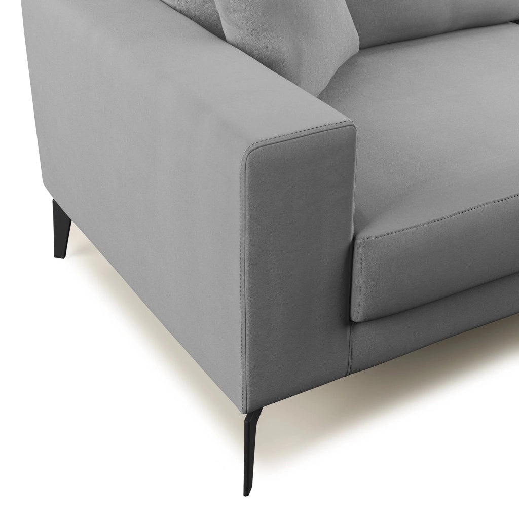 Prestige Divano design moderno T11 206 cm grigio
