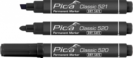 PENNARELLO PERMANENTE PICA CLASSIC 520  Nero