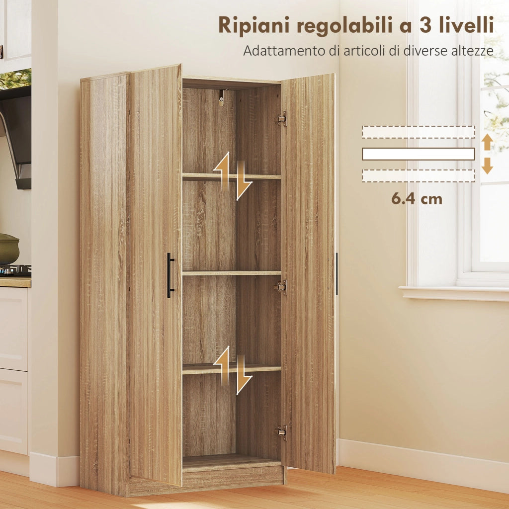 Credenza ¨C Minimal ¨C Legno 75x40x165 cm