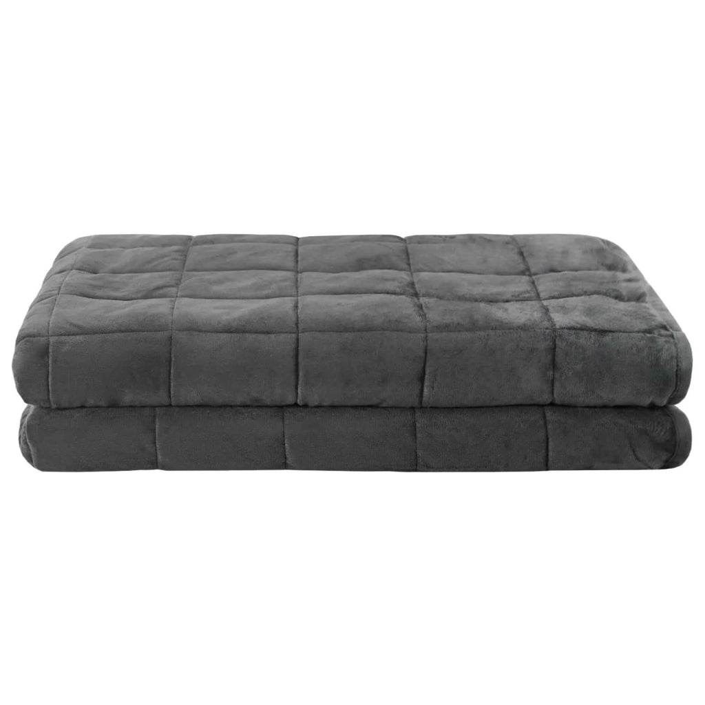 Coperta Ponderata Antracite 200 x 220 cm 13 kg 100% Cotone 205T 3442985