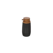 Dispenser sapone nero linea London in plastica PS e ABS design moderno Feridras