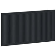 Testiera da Muro EDE Nero Legno ingegnerizzato 896096