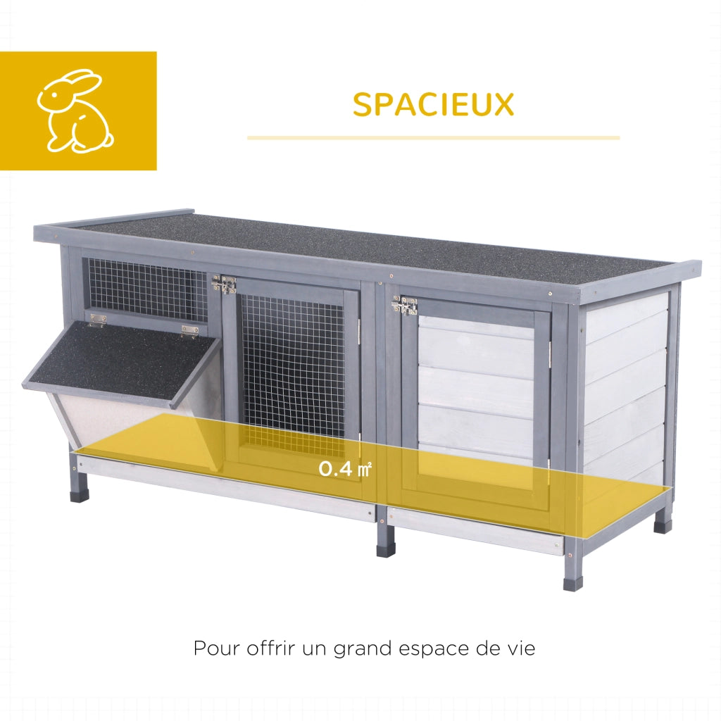 Ripostiglio con tetto apribile 2 porte ¨C Minimal ¨C 112x50x54 cm grigio nero