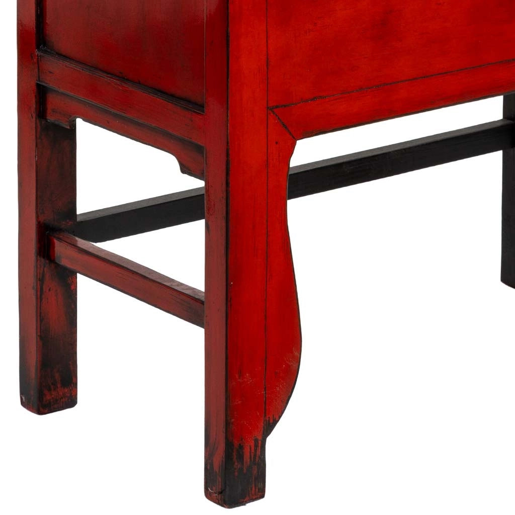 Armadio in legno rosso 84x50x194h cm