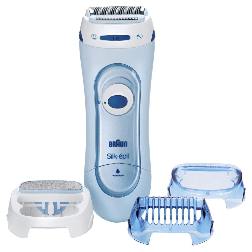 Braun 81653271 Silk-épil LS5-160 Rasoio Elettrico 3 in 1 WetandDry con Accessorio Esfoliante e Rifinitore colore Blu